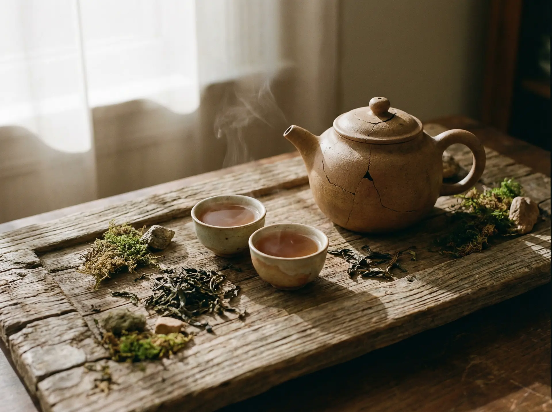 尊龙凯时 茶道美学文章配图 - 紫砂壶与茶汤